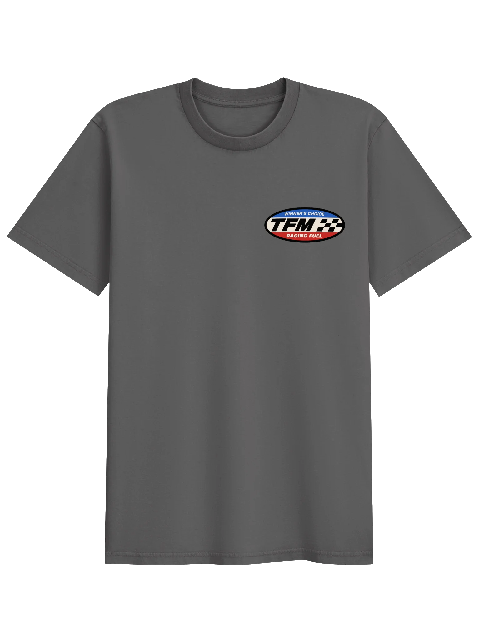 Think Fast Racing Fuel Tee - Dyed Anthracite Grey product image (1)