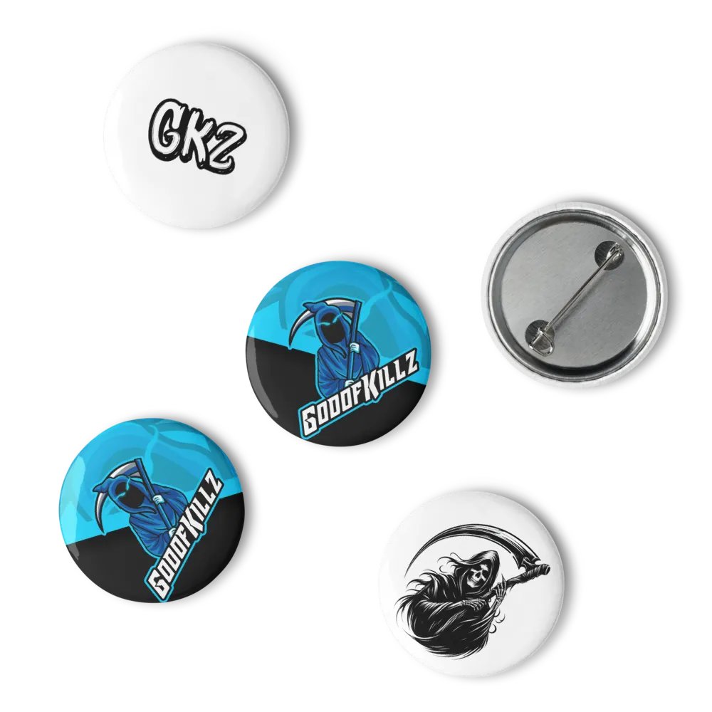 GodofKillz 5 pack 1.25″ pins product image (4)