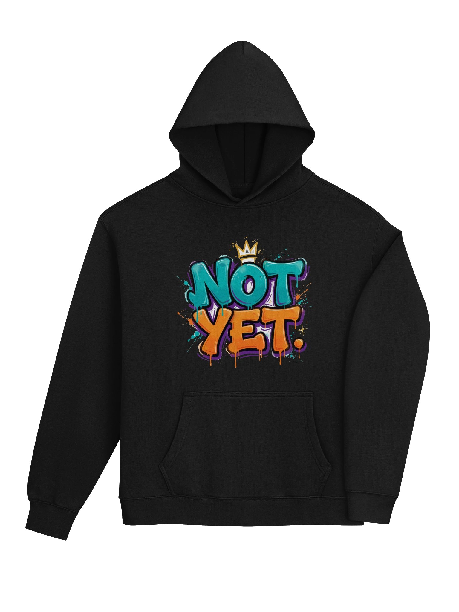 Not Yet. Graffiti Hoodie product image (4)