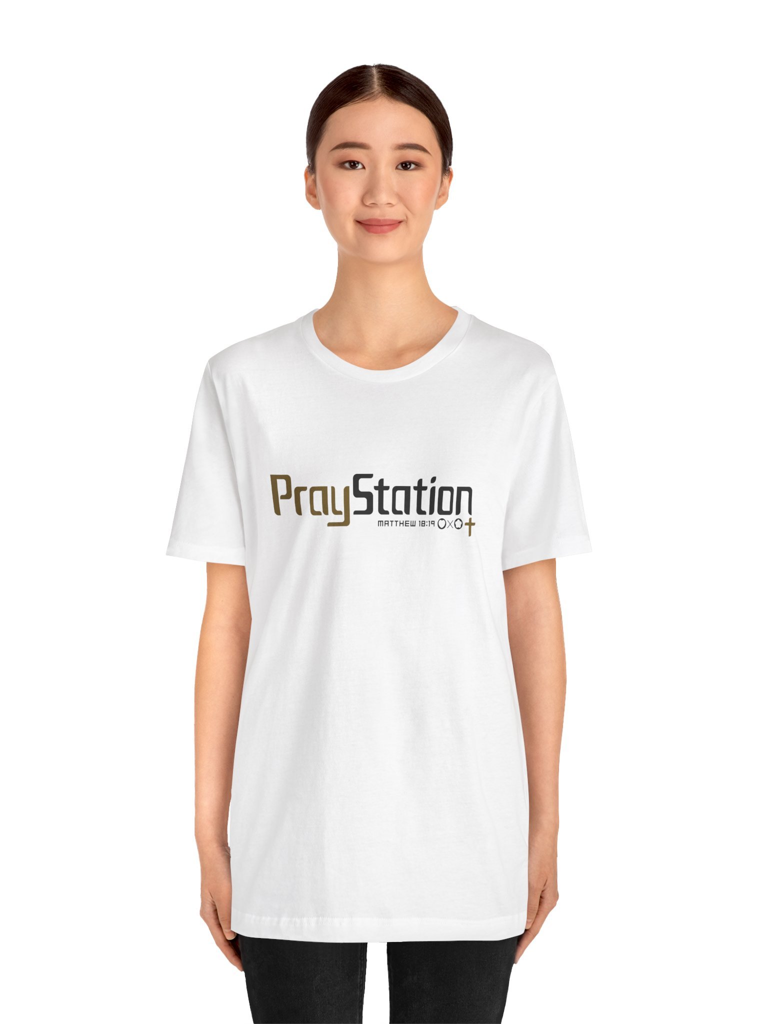 LXA PrayStation Classic Tee | Love X Aloha - Faith Collection | Premium Christian Apparel product image (7)