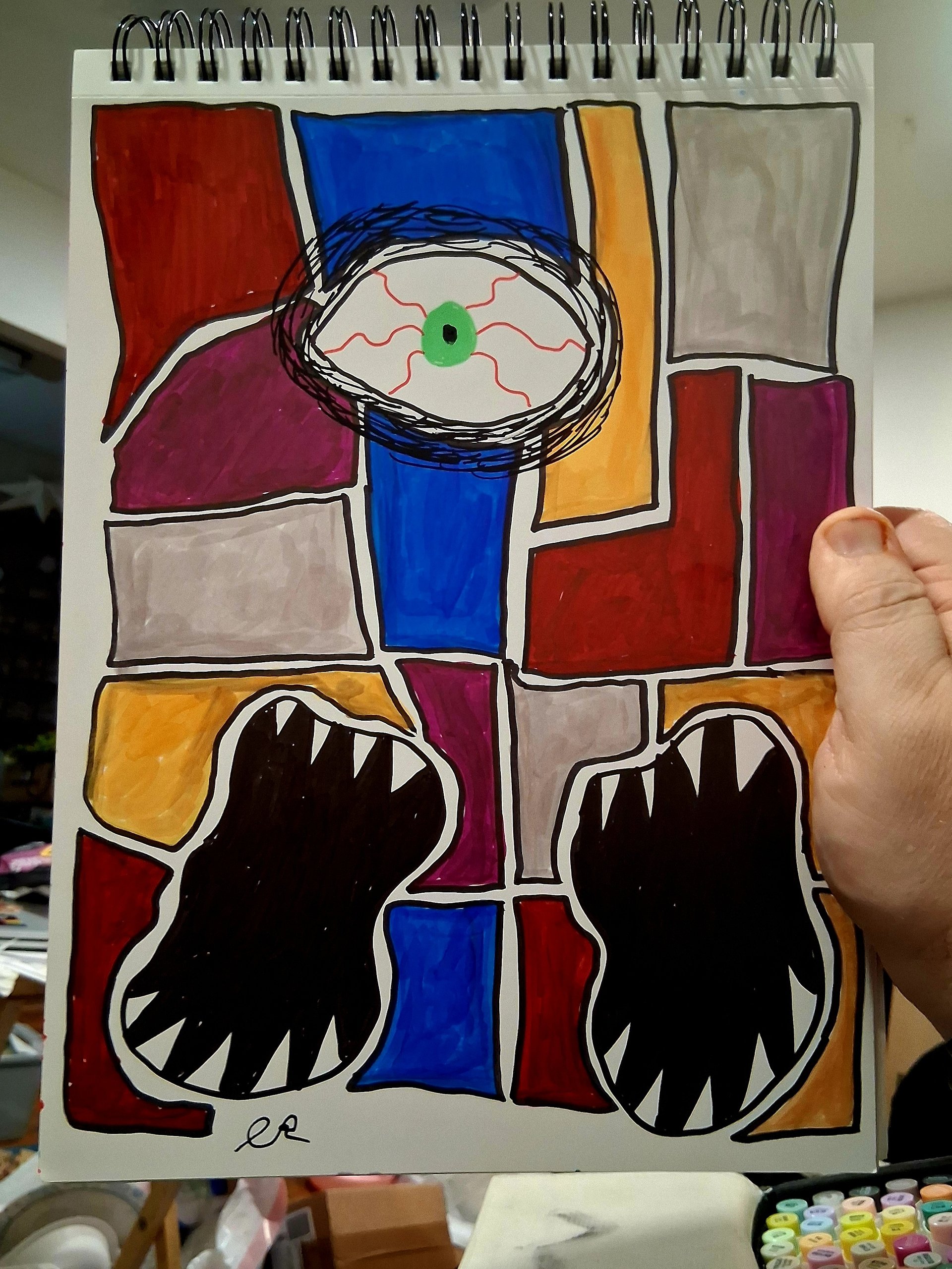 Futile Screams Original Drawing product image (1)