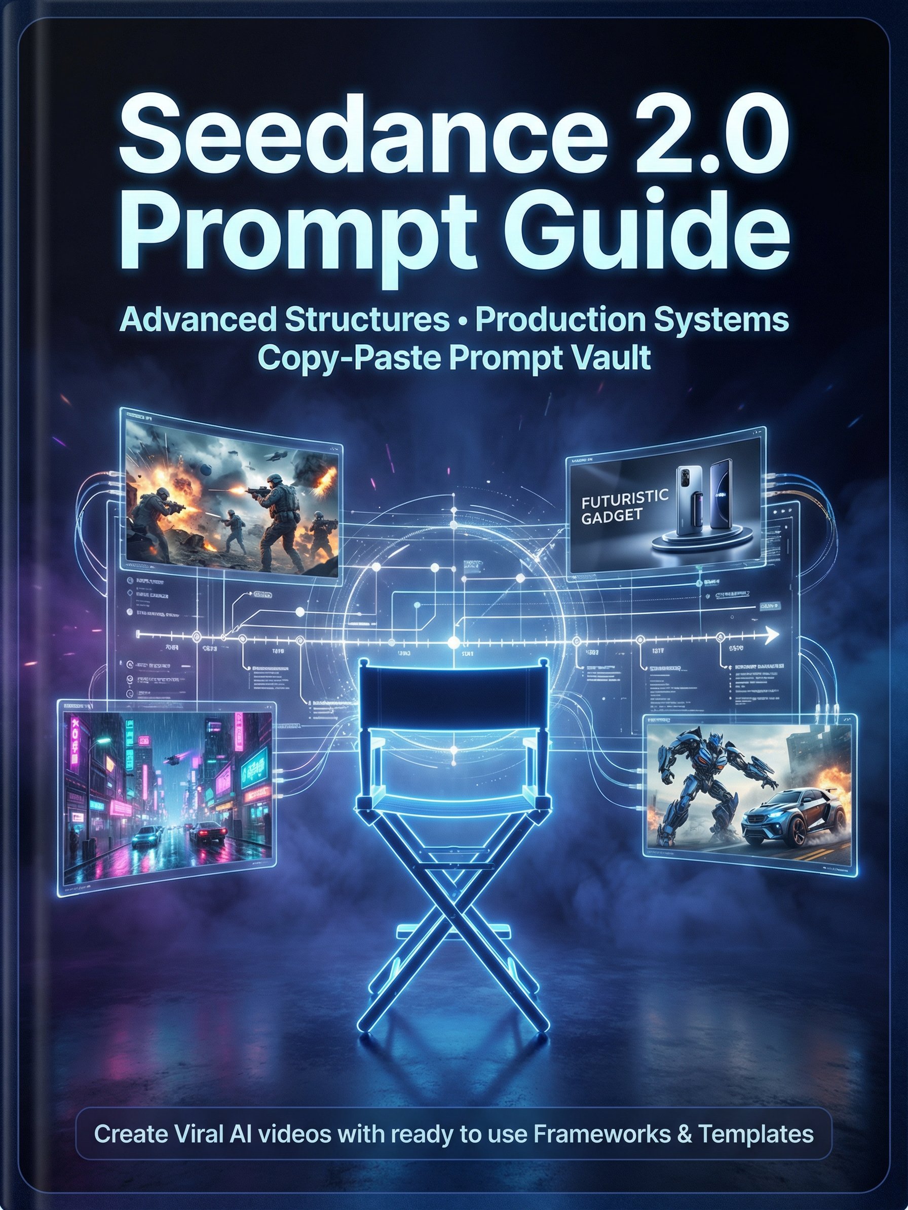 Seedance 2.0 Complete Prompt Guide | Expert Workflows, Cinematic Frameworks & Prompts Pack product image (1)
