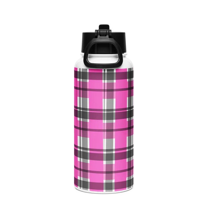 8T Sips Founders Plaid Stainless Steel Water Bottle product image (2)