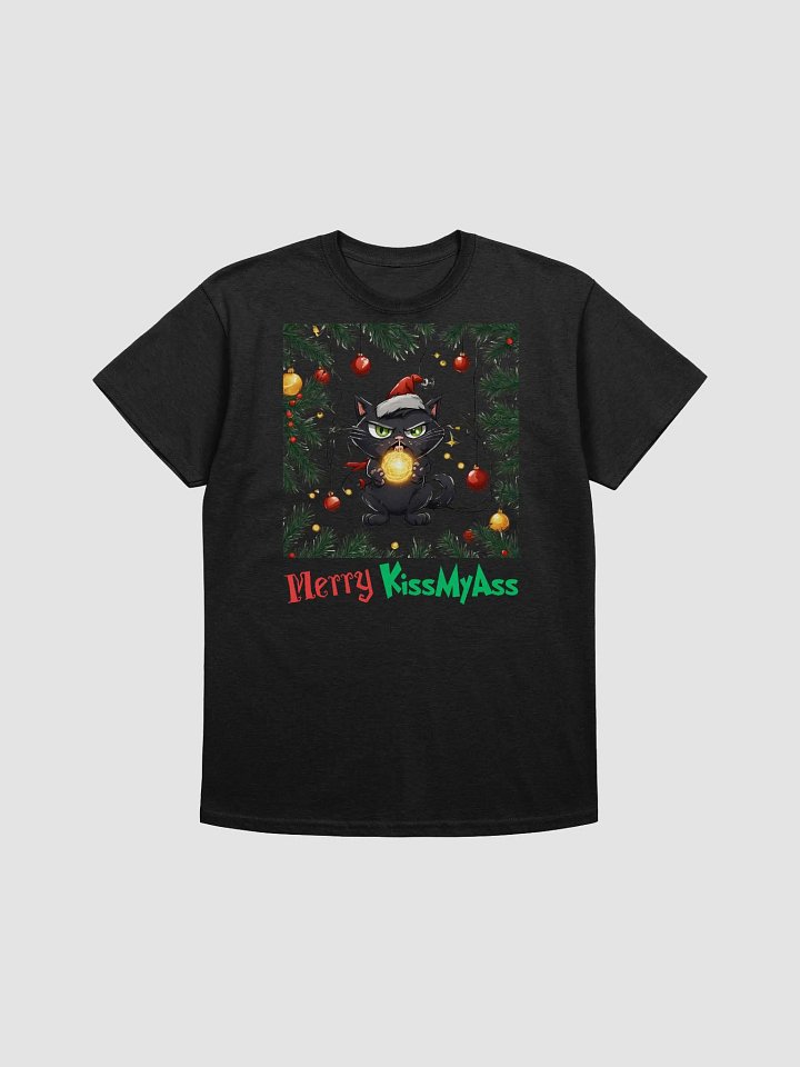 Merry KissMyAss - Funny Christmas Shirt - Cat product image (1)