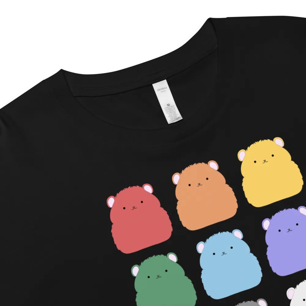 Rainbow Hamster Colours - Crop Tee product image (2)