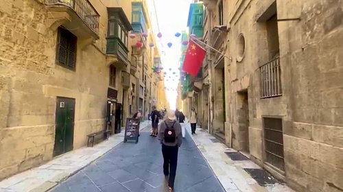 Another Beautiful Street in Valletta. #valletta #travel #travelblog