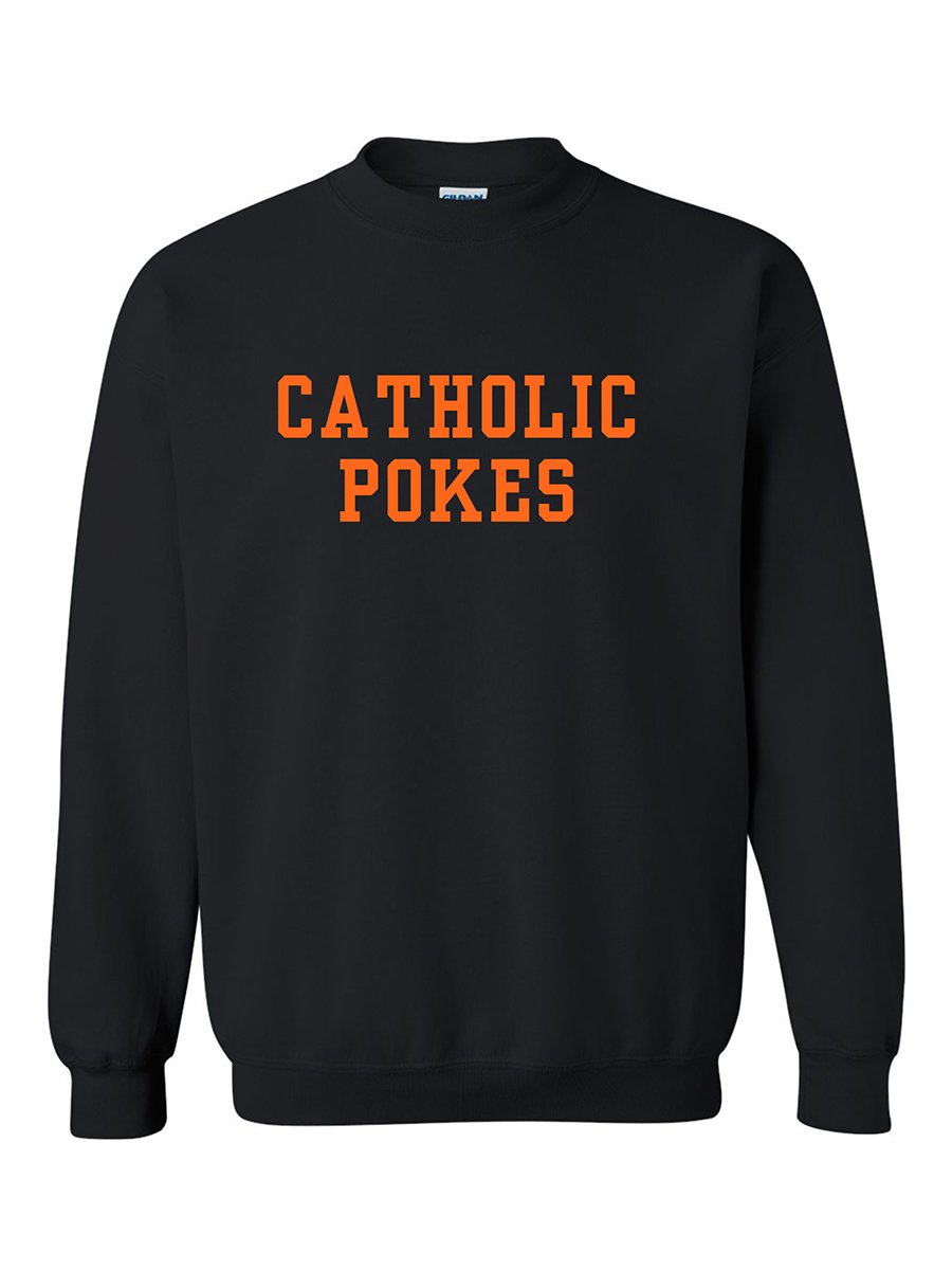 Catholic Pokes - Black Crewneck product image (1)