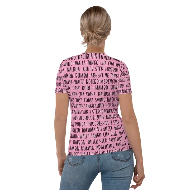 Women's Ballroom Dance T-Shirt Pink product image (2)