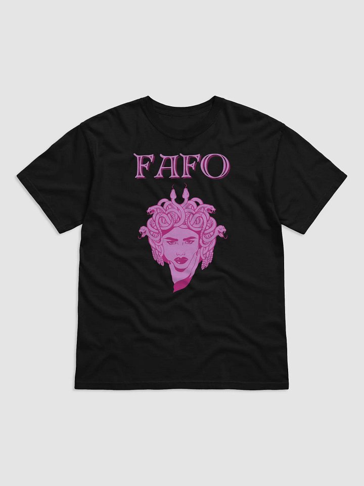 Medusa FAFO Feminist Adult Heavyweight T-Shirt. product image (1)