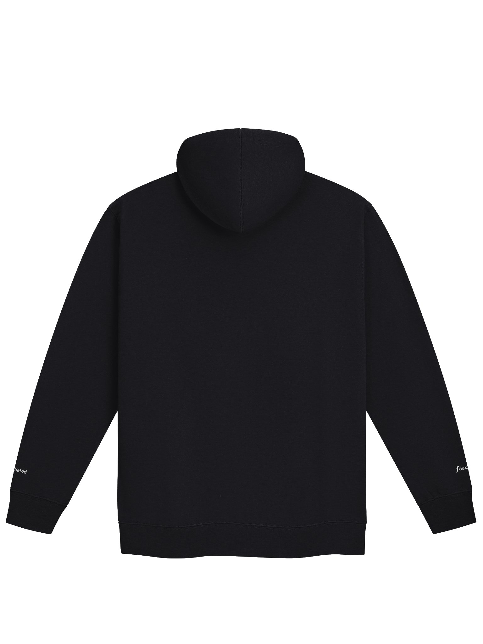 FauxSwag Zip Hoodie- White Logo product image (2)