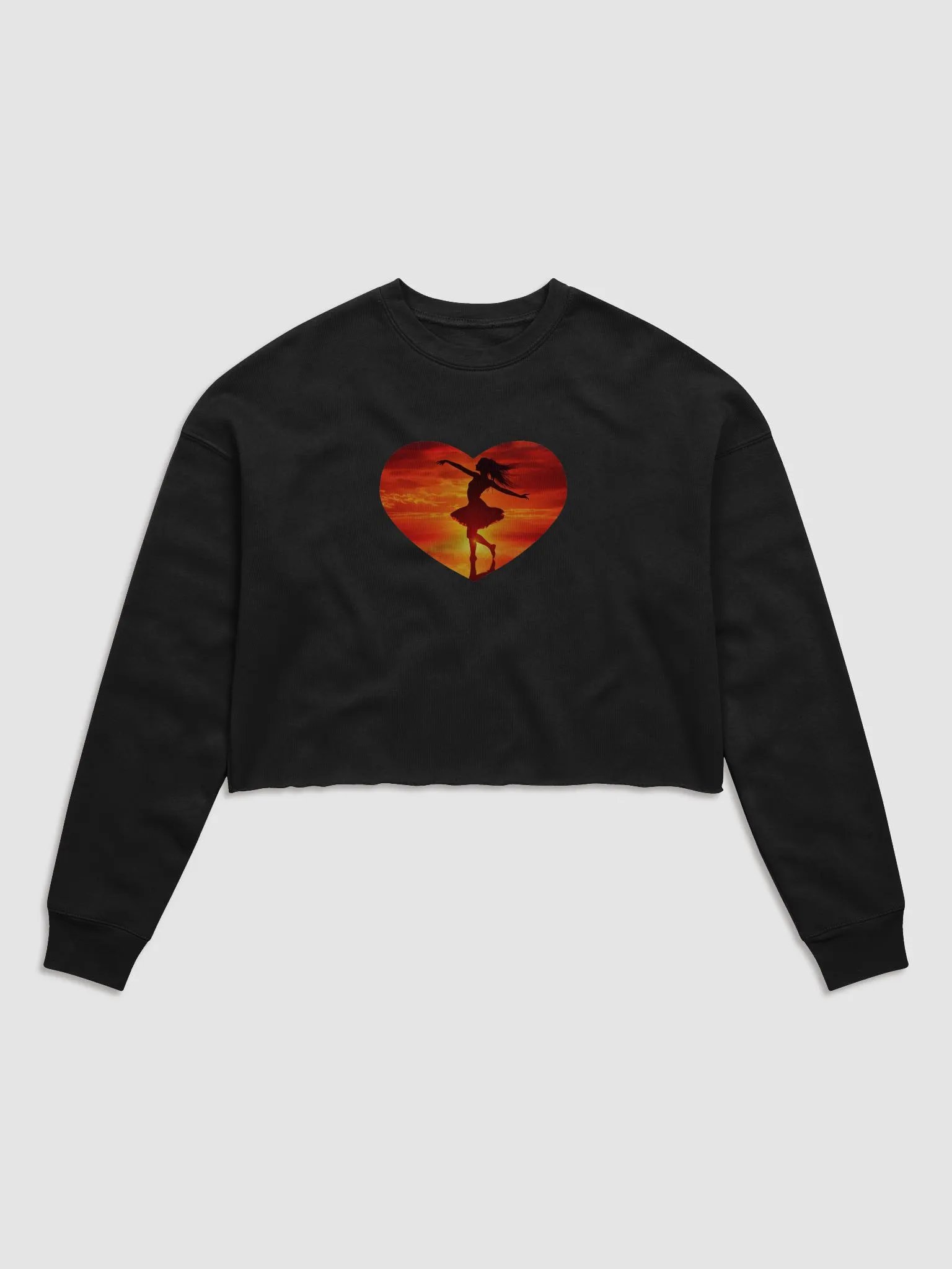 Sunset Dance Crop Top Sweatshirt product image (1)