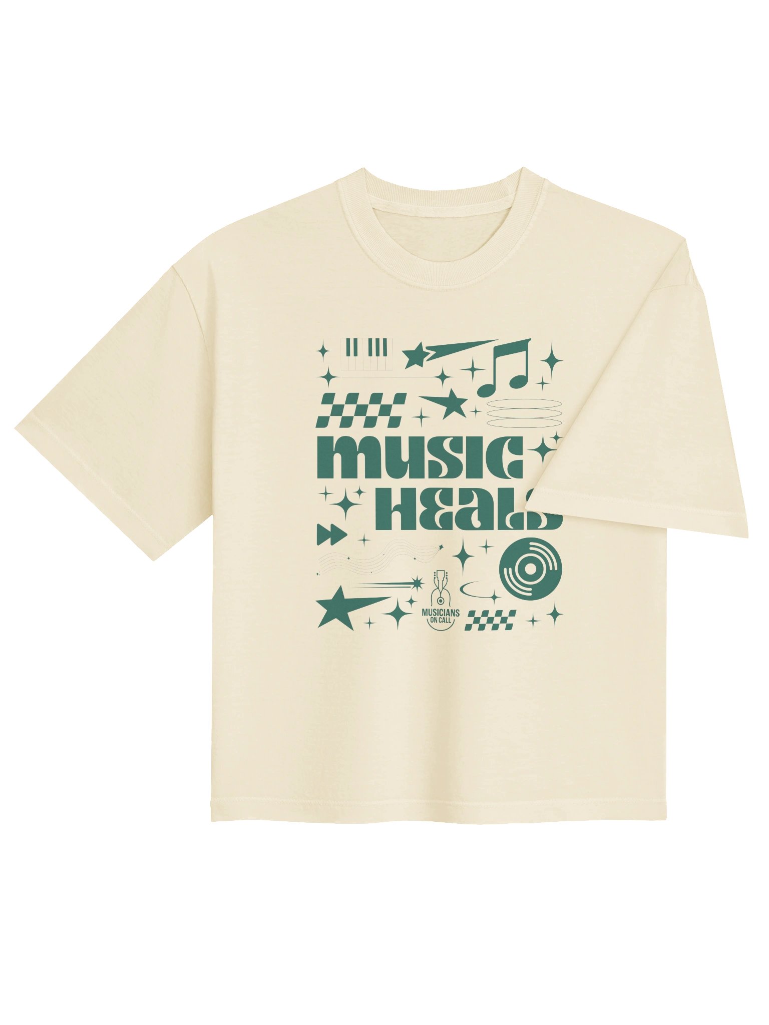 90s Music Heals Boxy Tee product image (4)