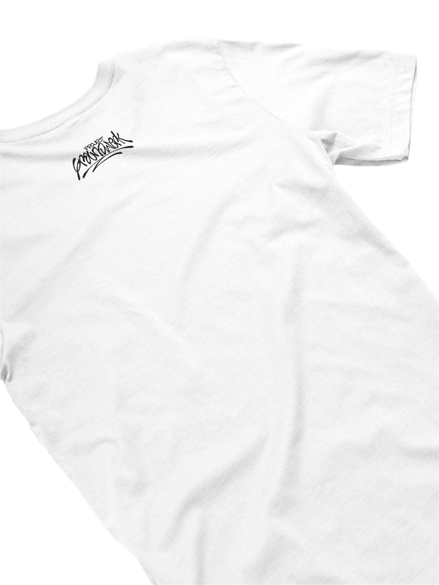 Project Groundwerk Basic Logo Adult Unisex White T-Shirt product image (4)