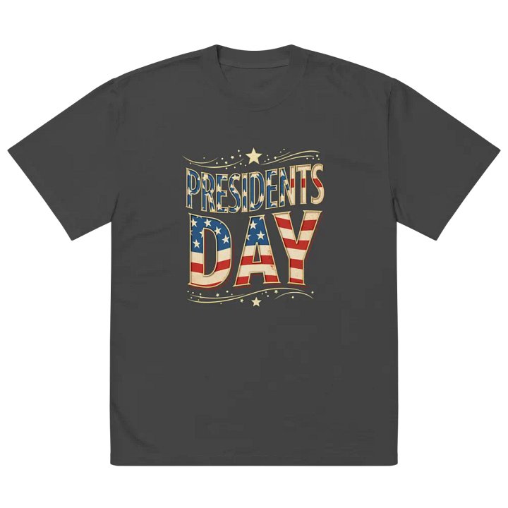 Patriotic Presidents Day Oversized Tee product image (3)