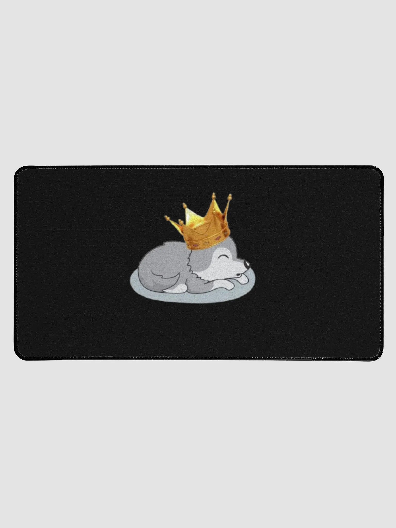 Sleepy Wolf Desk Mat product image (1)