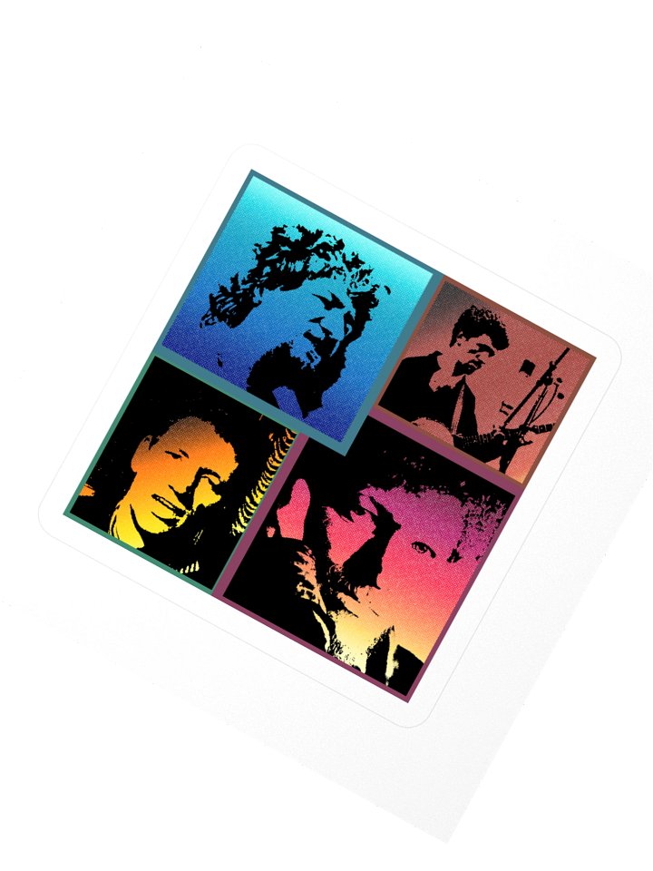 The Red Troubadour Stickers product image (2)