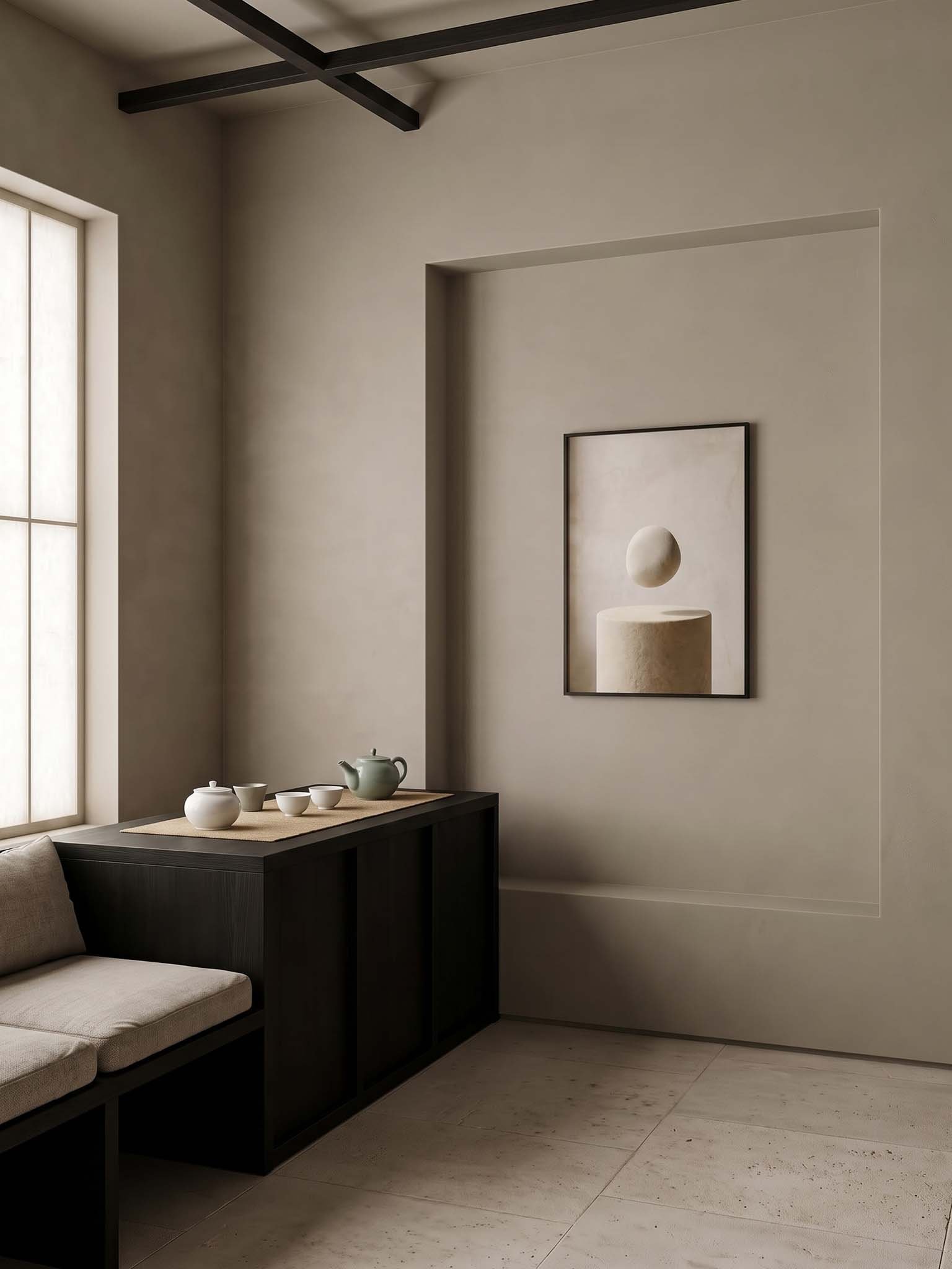 The Floating Stone - Surrealist Sculptural Wall Art product image (73)
