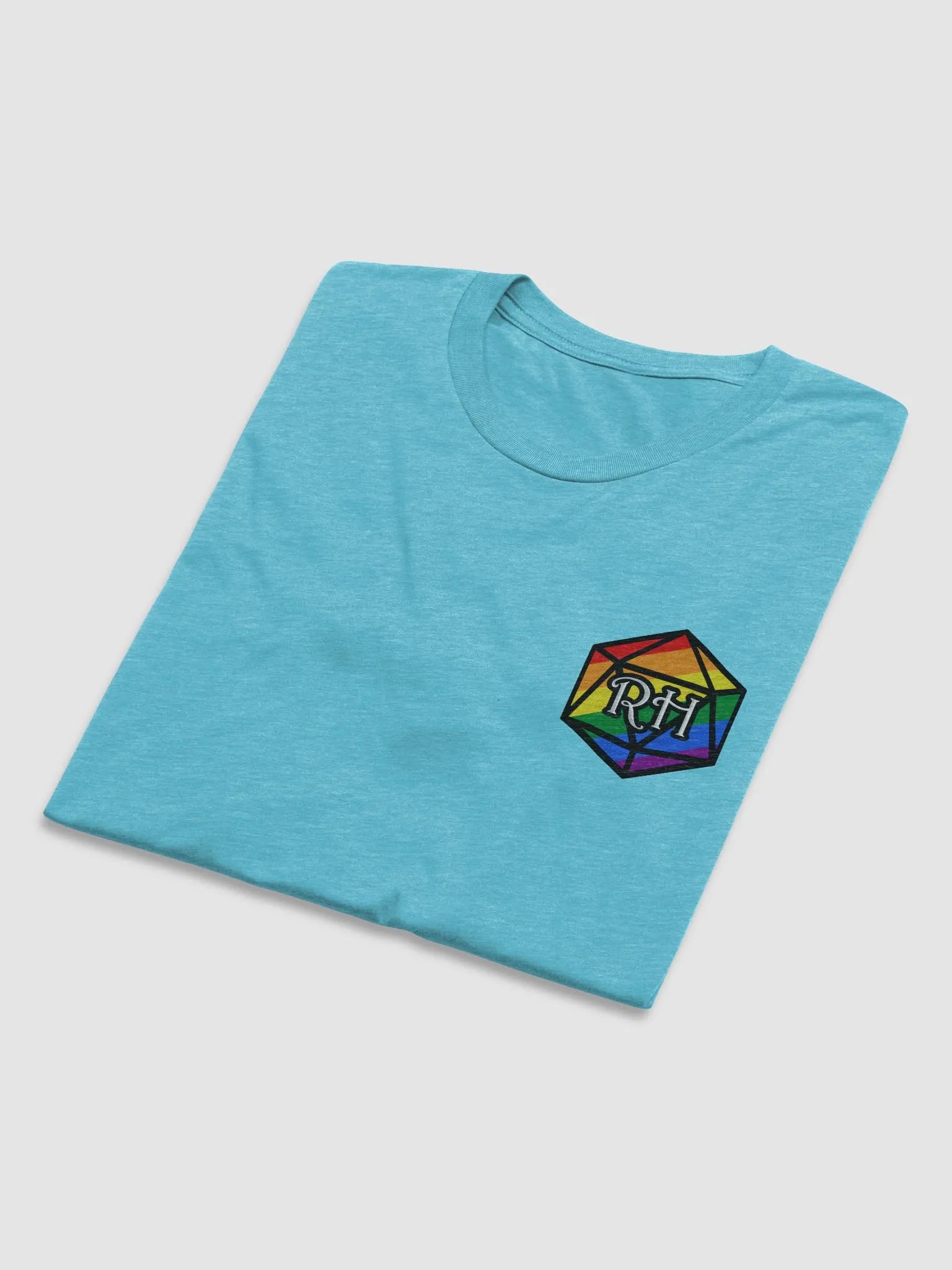 RH Logo, Pride - Pocket design - Ultra-Soft Tri-Blend Tee product image (6)