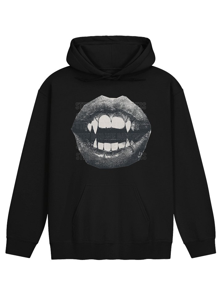 'Step Into The Darkness' printed hoodie product image (1)