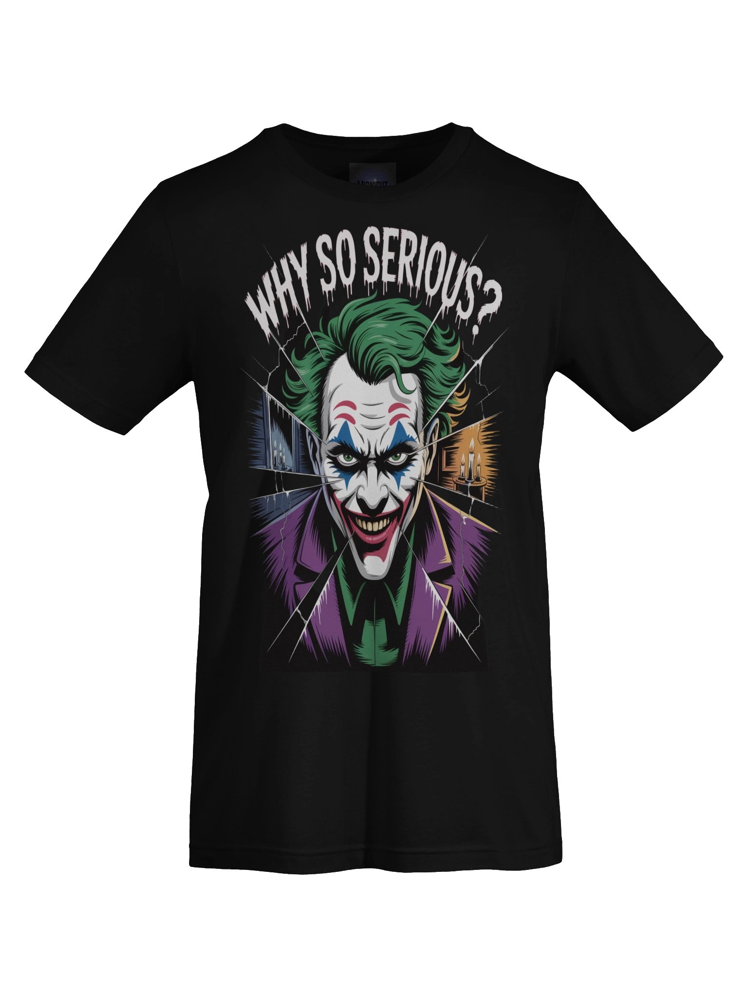 Joker 'Why So Serious?' Shattered Reflection Supersoft T-Shirt product image (1)