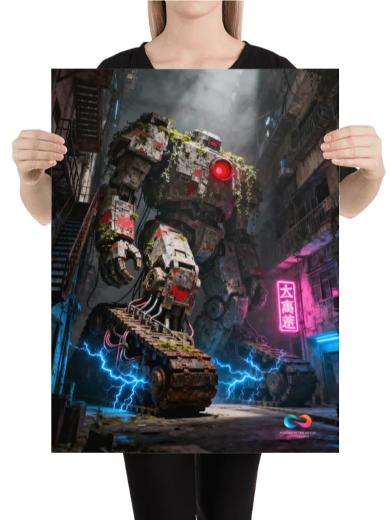CINEMATIC ART POSTER – CYBER FANTASY #002 product image (2)