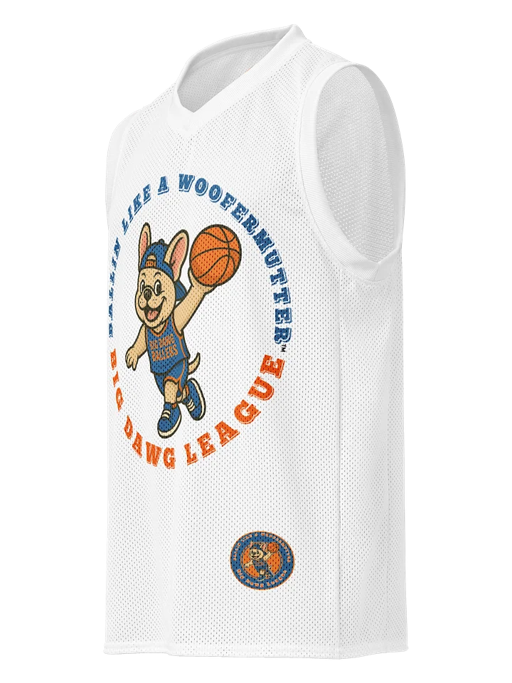Beige French Bulldog Ballin Like A WooferMutter™ Premium Basketball Jersey product image (2)