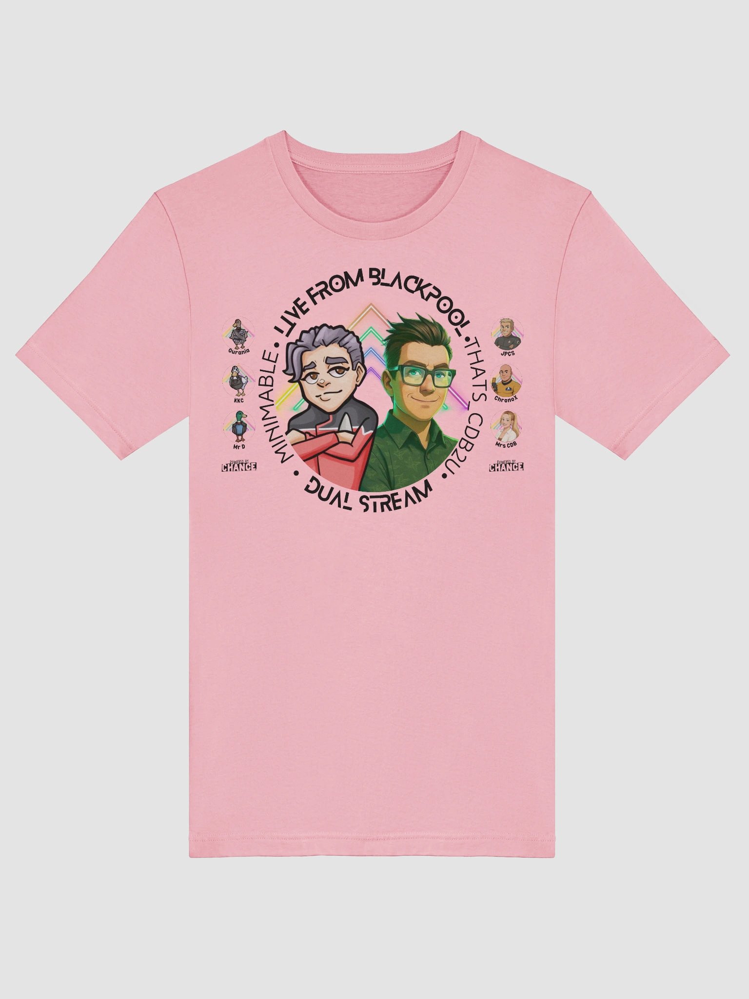 “Live in Blackpool” Duo Stream Tee Dark — Minimable x That’s_CDB2U Edition product image (5)
