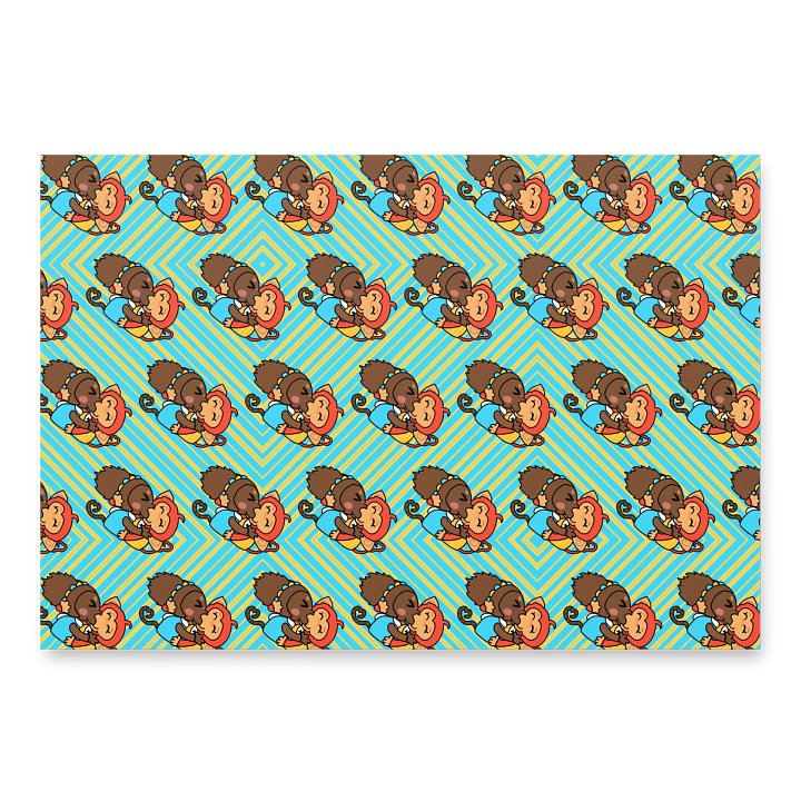 Monkey Yuri Wrapping Paper product image (1)