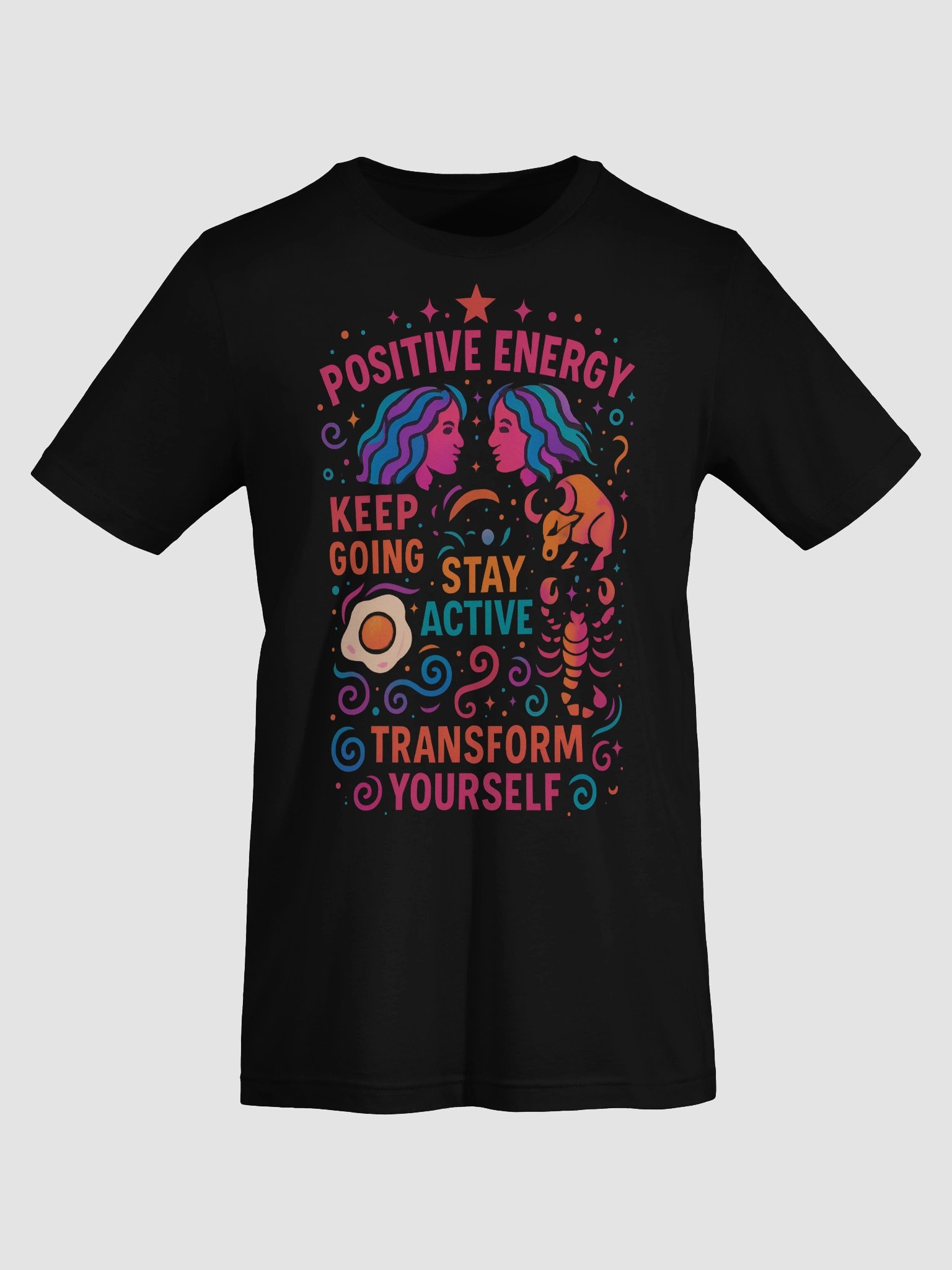 Trippy Motivation T-Shirt – Psychedelic Design for Dreamers product image (7)