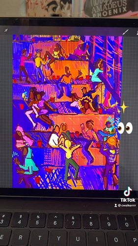 💅🏾👀✨ I’m a big fan of this one.
 #artist #digitalart #original #oklahomacity #okc#blackartist