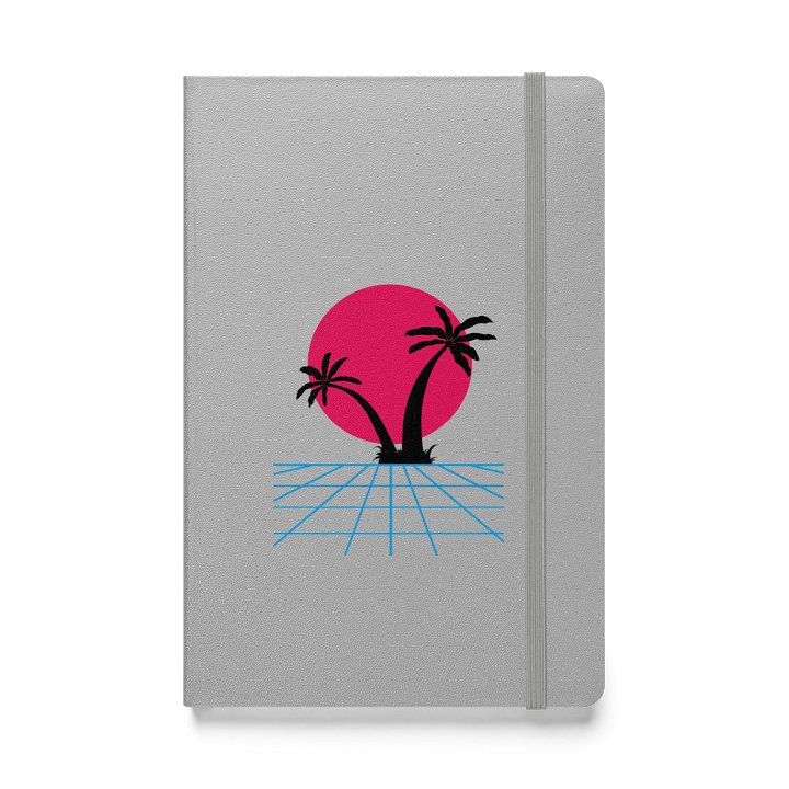 Retro Sunset Hardcover Notebook product image (1)