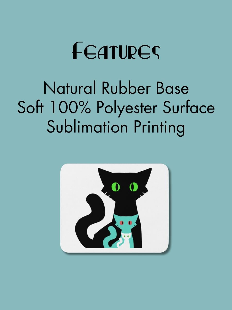 Nesting Cats Mouse Pad - Workspace Felines product image (2)