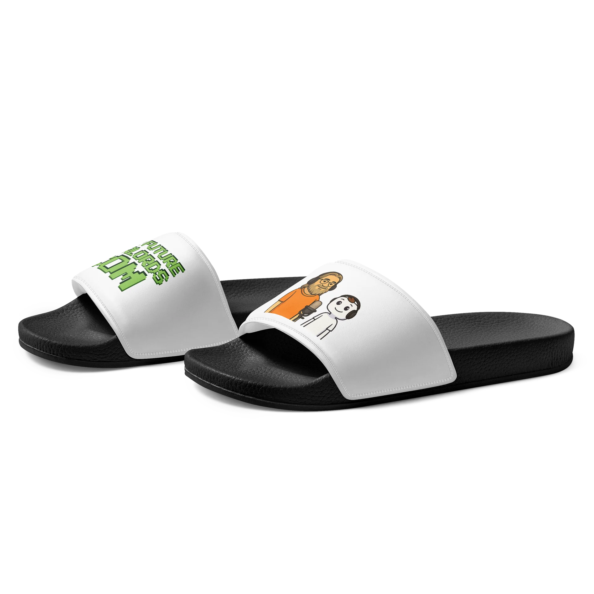 Dear Future Overlords Men’s Slides product image (4)