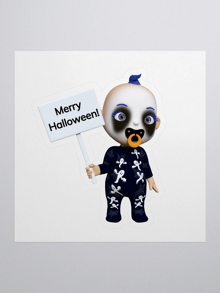 Spooky Baby Halloween Kiss Cut Stickers product image (1)