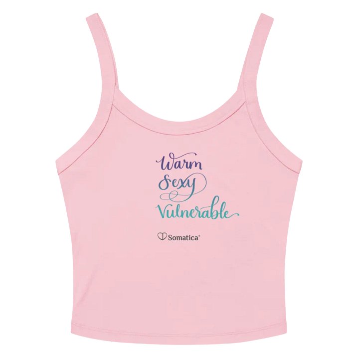 Warm Sexy Vulnerable on Women's Micro-Rib Tank Top product image (2)