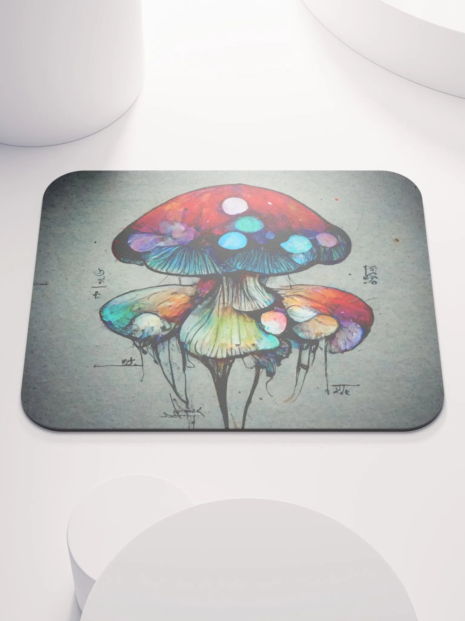 Psychedelic Mushroom Mouse Pad product image (1)