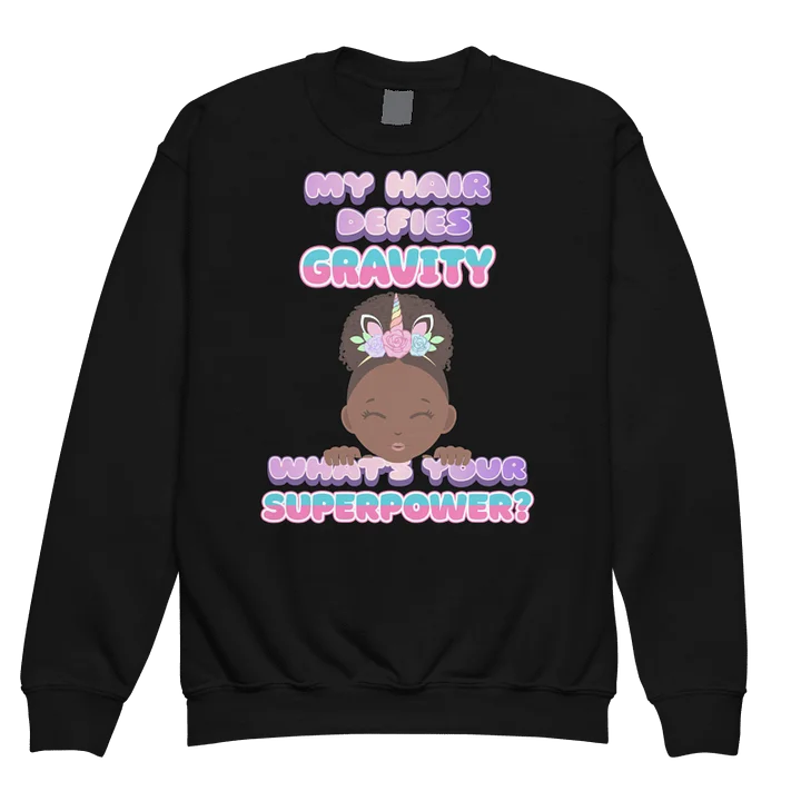 Defies Gravity Kid's Crewneck product image (1)