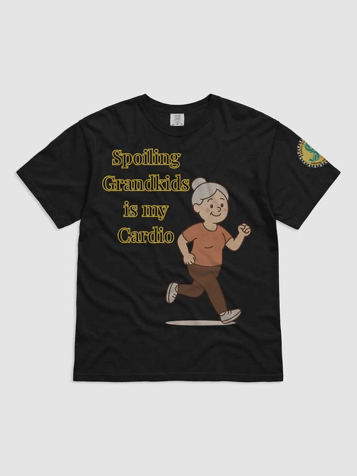 Spoiling Grandkids is my Cardio (Female) Comfort Colors Garment-Dyed Heavyweight T-Shirt Colors (1) product image (1)