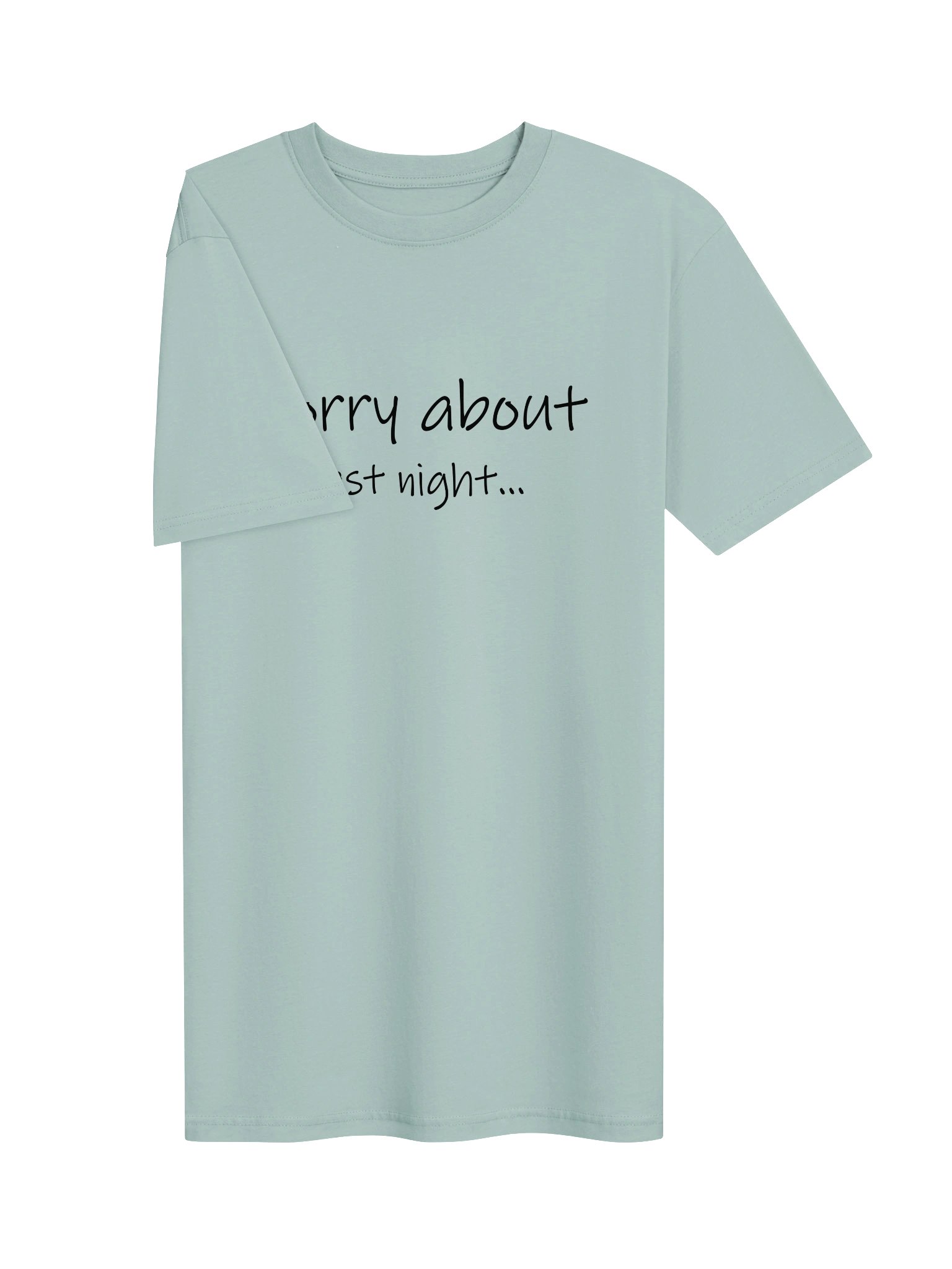 Sorry About Last Night Heavyweight Tee Lt product image (8)
