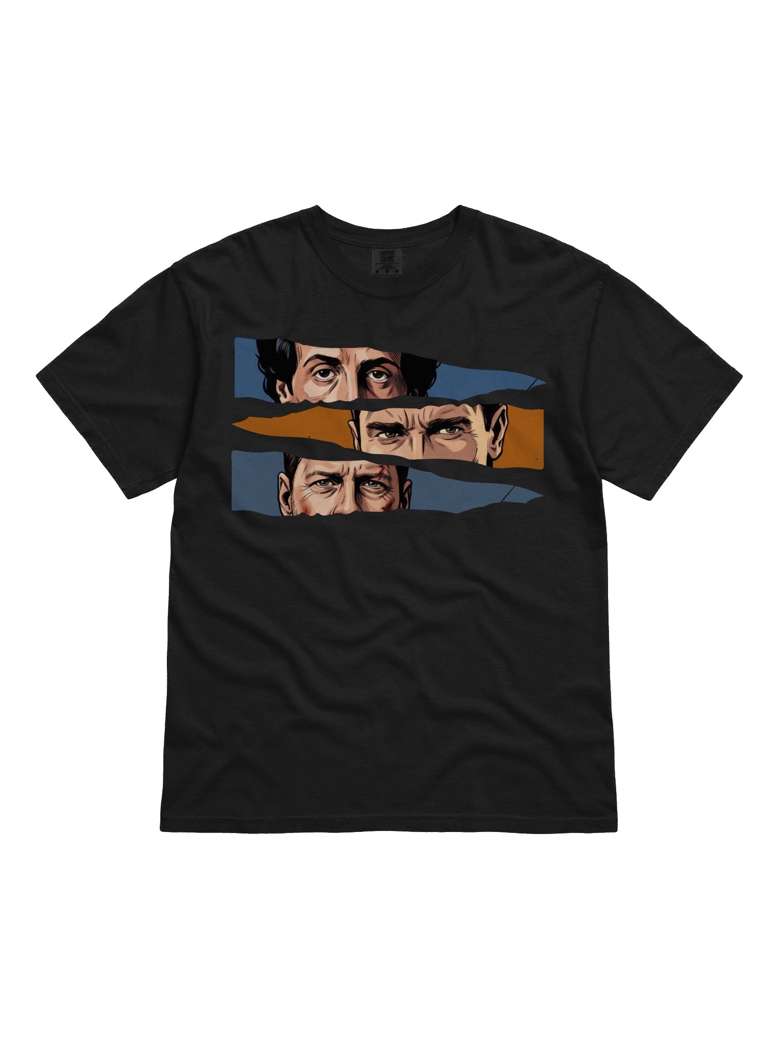 Stallone, Schwarzenegger, Willis Eyes T-Shirt product image (9)
