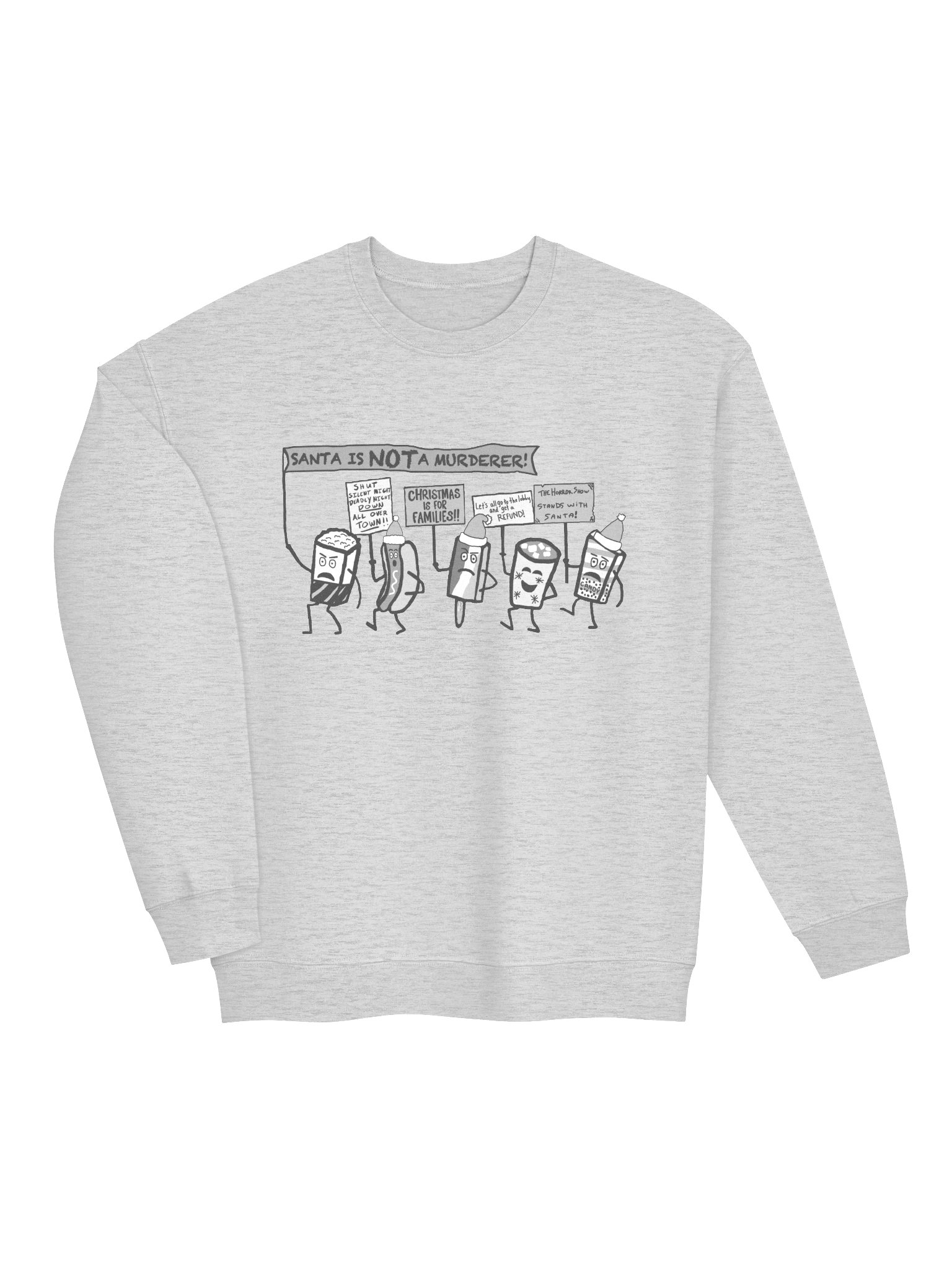 The Horror Show Stands with Santa Sweatshirt product image (3)