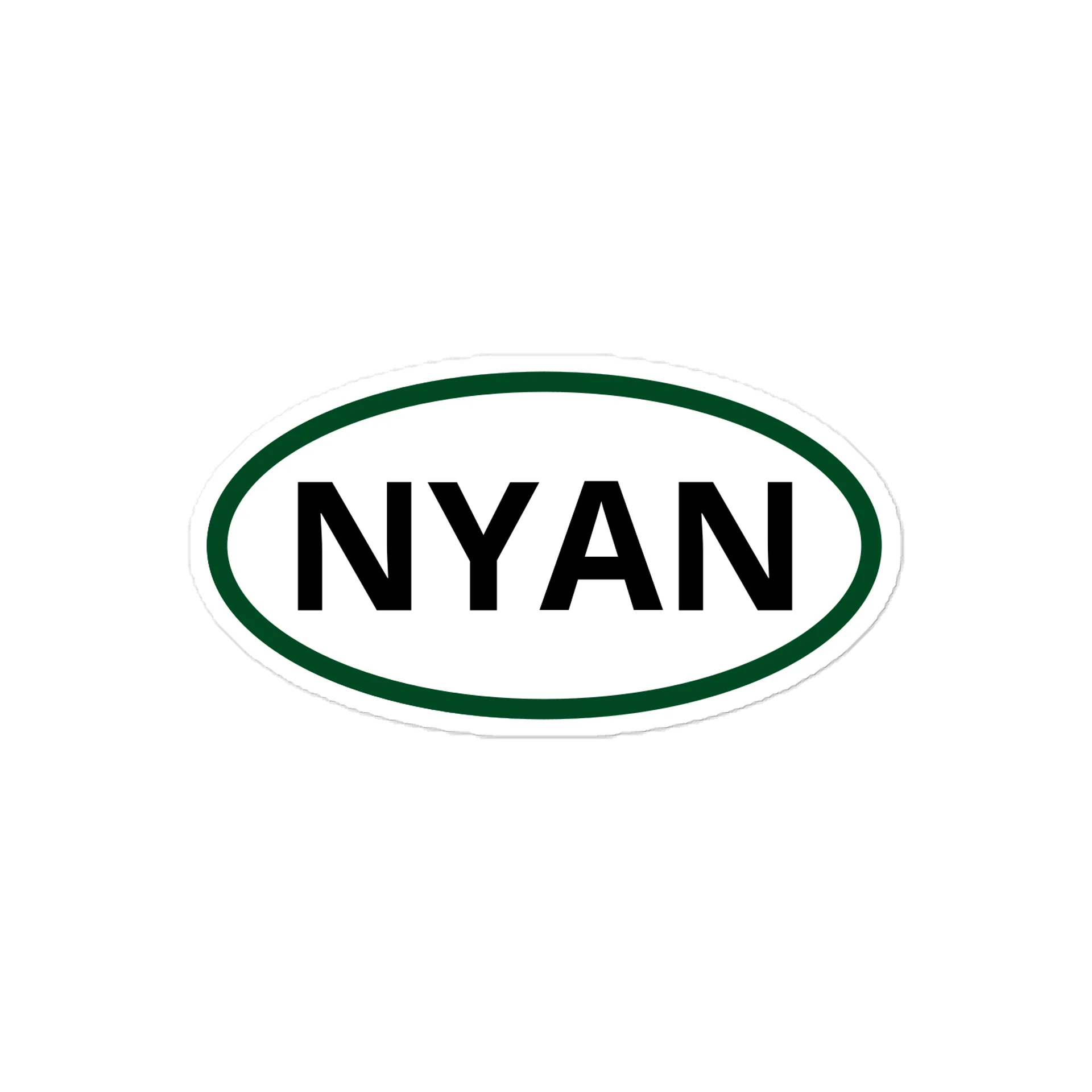 NYAN Oval Sticker product image (1)