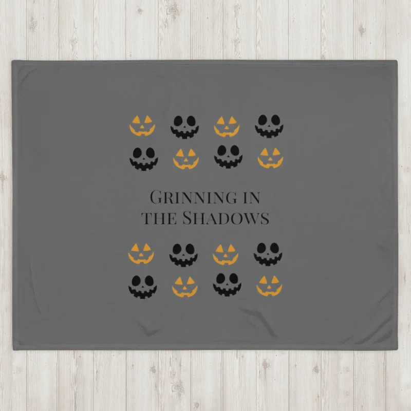 Shadow Grins Throw Blanket product image (1)