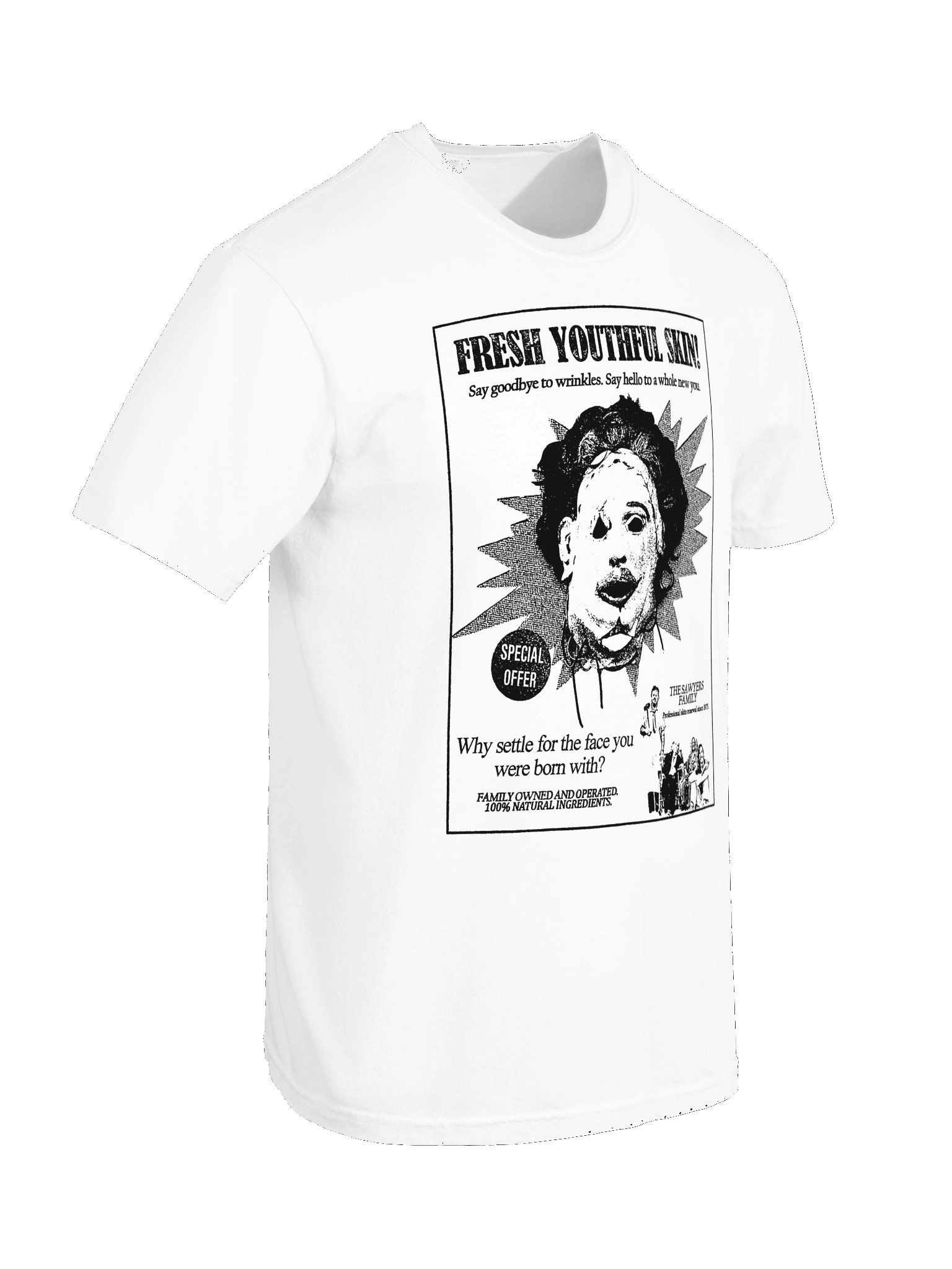 SKINCARE / LEATHERFACE T-SHIRT product image (6)