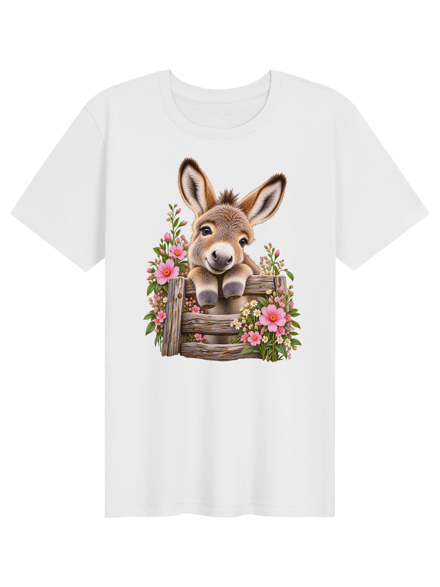 Baby Donkey Faith T-Shirt – Psalm 28:7 🌸🫏 product image (1)