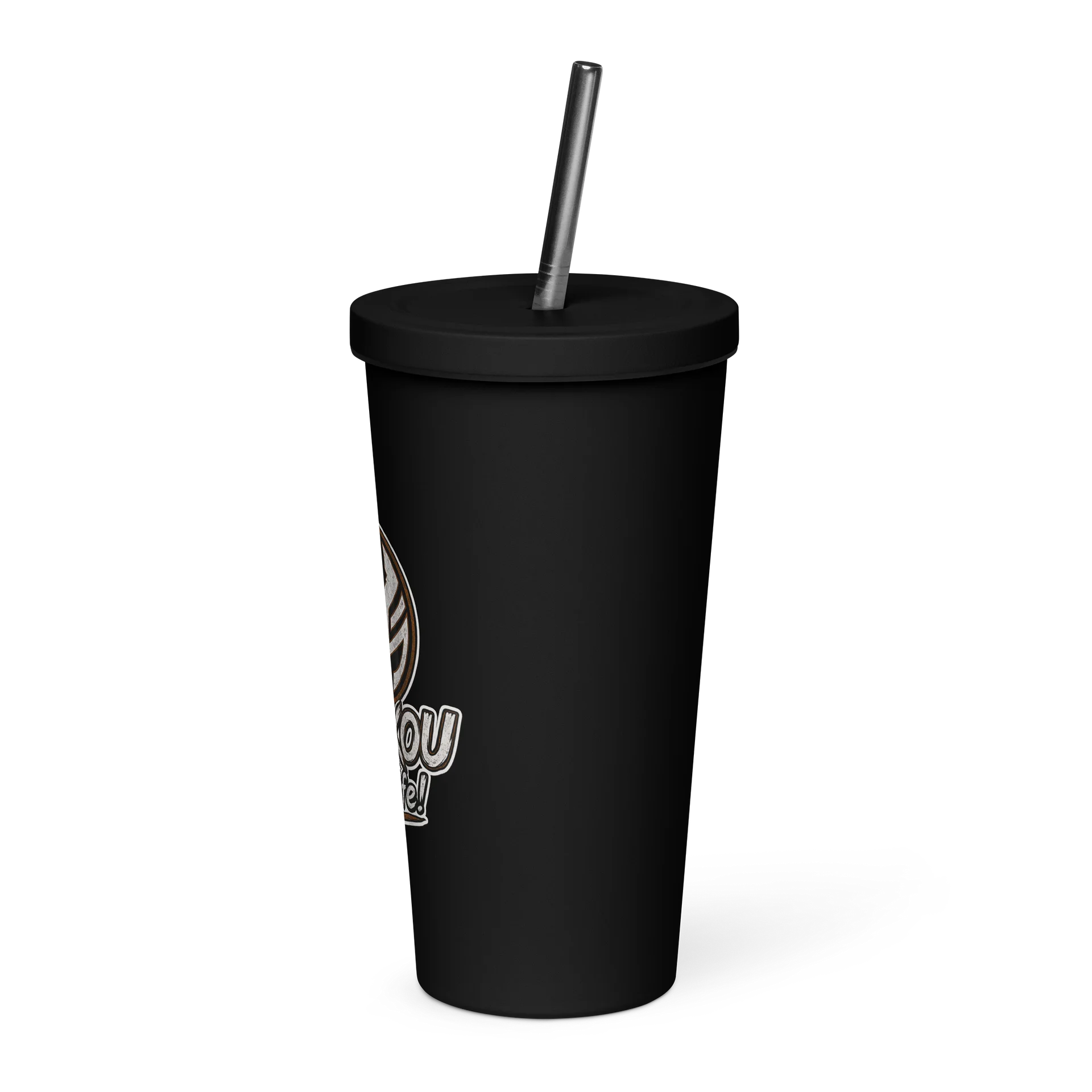 20 oz Insulated Tumbler with a Straw - Its F KOU 4 Life product image (3)