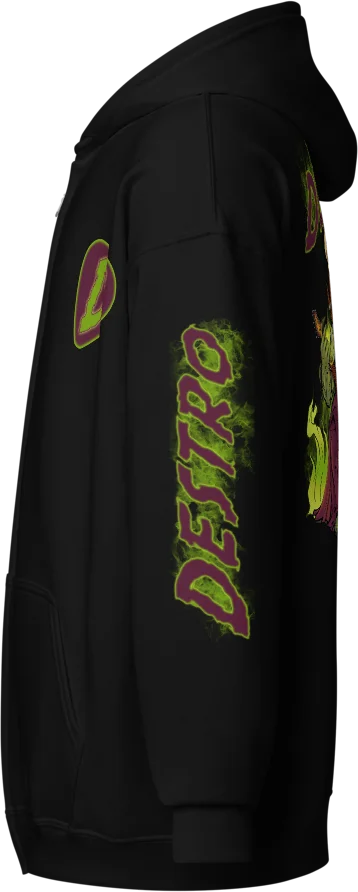 Zip Up Hoodie - Orc Warlock product image (7)