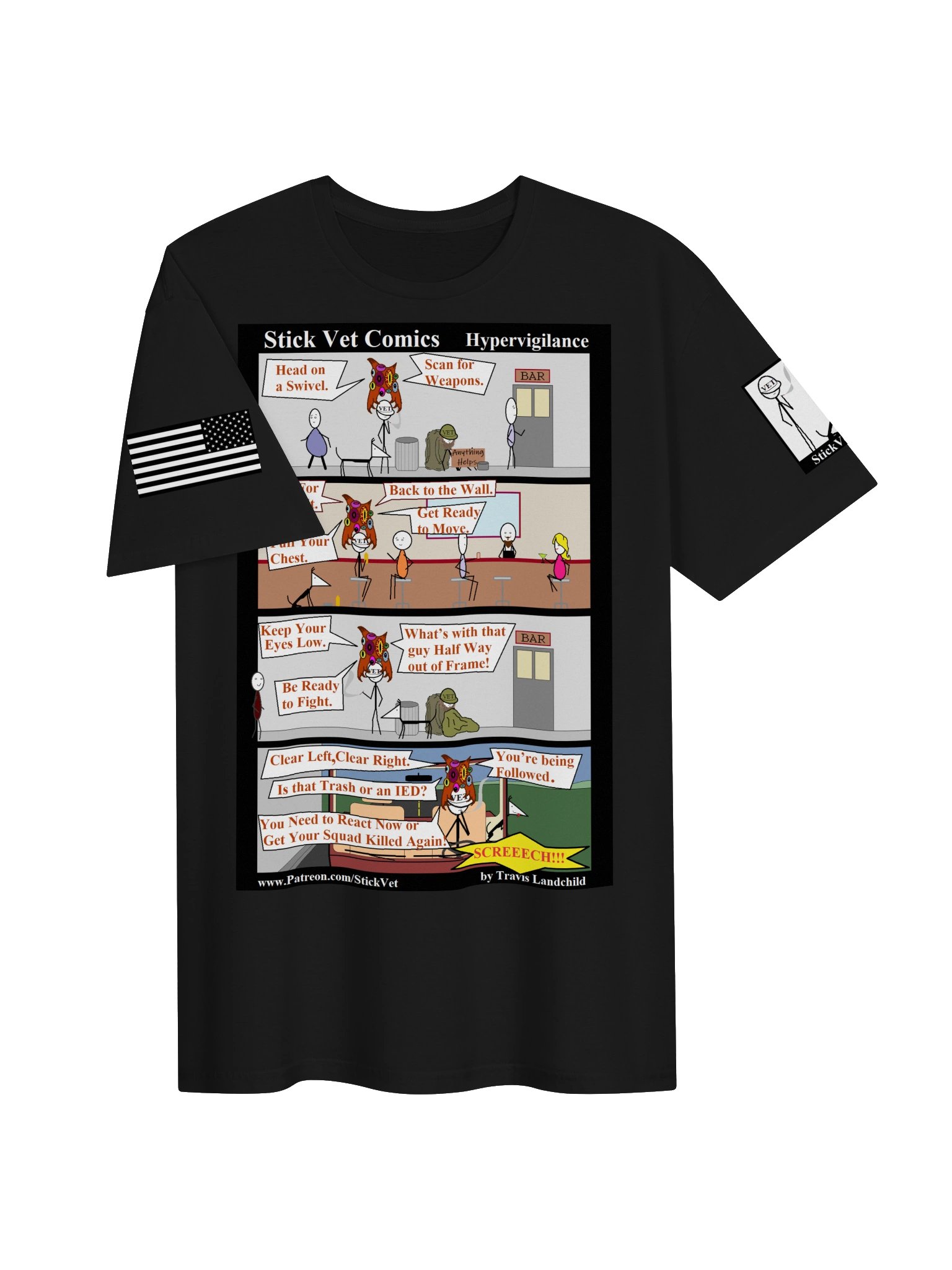 Anxiety and Fear Comics Shirt product image (3)