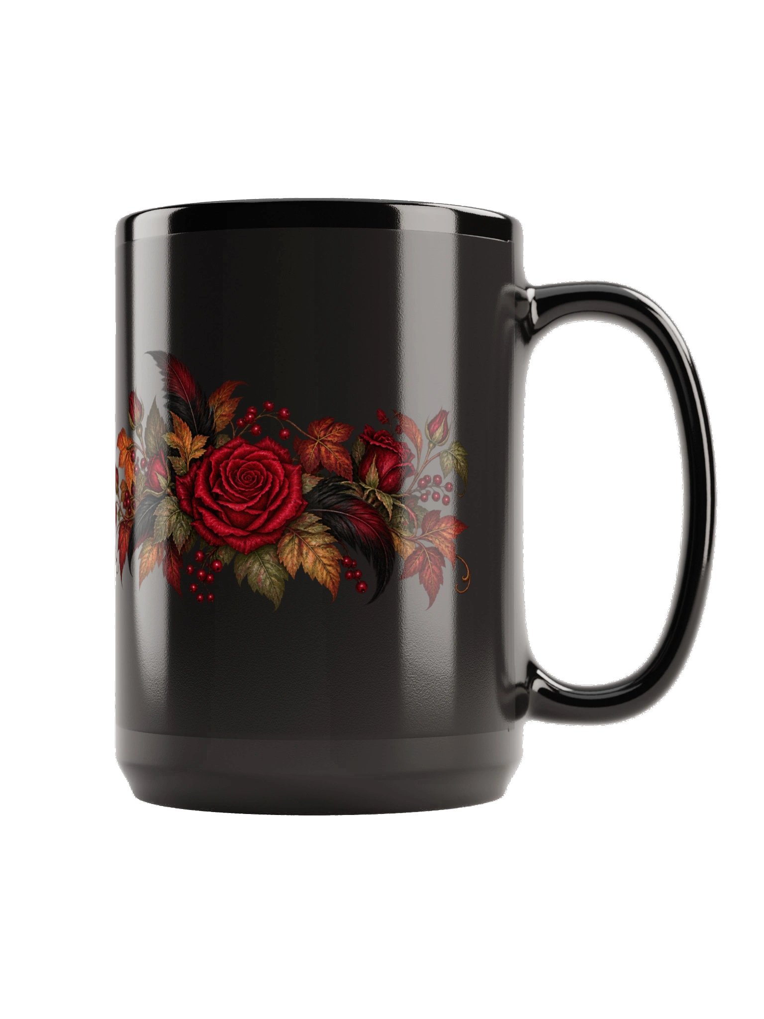 The Night Visitor Black Mug product image (2)