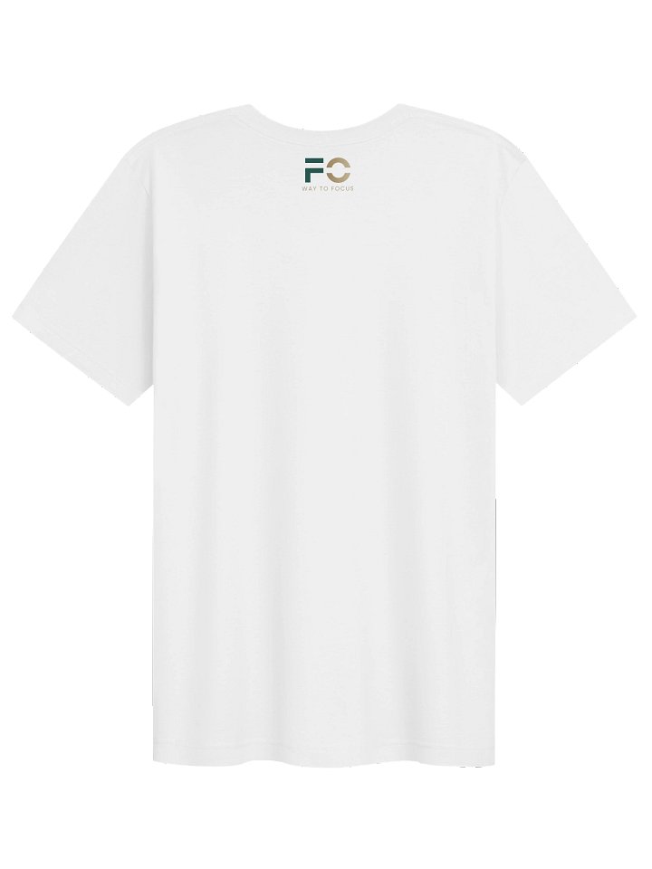 FOCUS Tee — White product image (2)